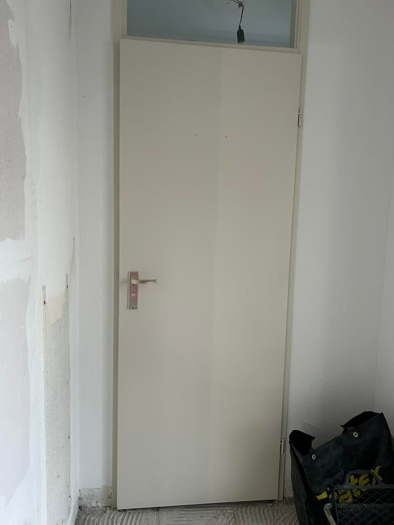 Opdekdeur rechtsdraaiend & wc opdekdeur rechtsdraaiend, Ophalen, Gebruikt, Minder dan 80 cm, Binnendeur