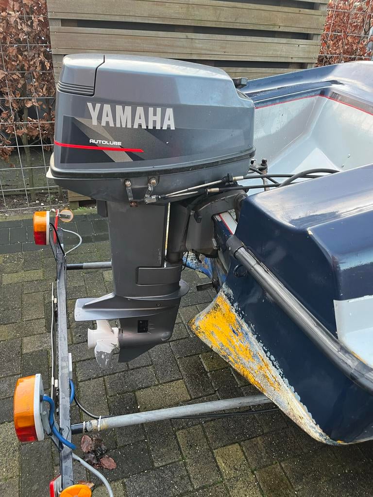 Freefire Speedboot met 25pk Yamaha Autotube 2-takt, Ophalen, Gebruikt, Minder dan 3 meter, Minder dan 70 pk