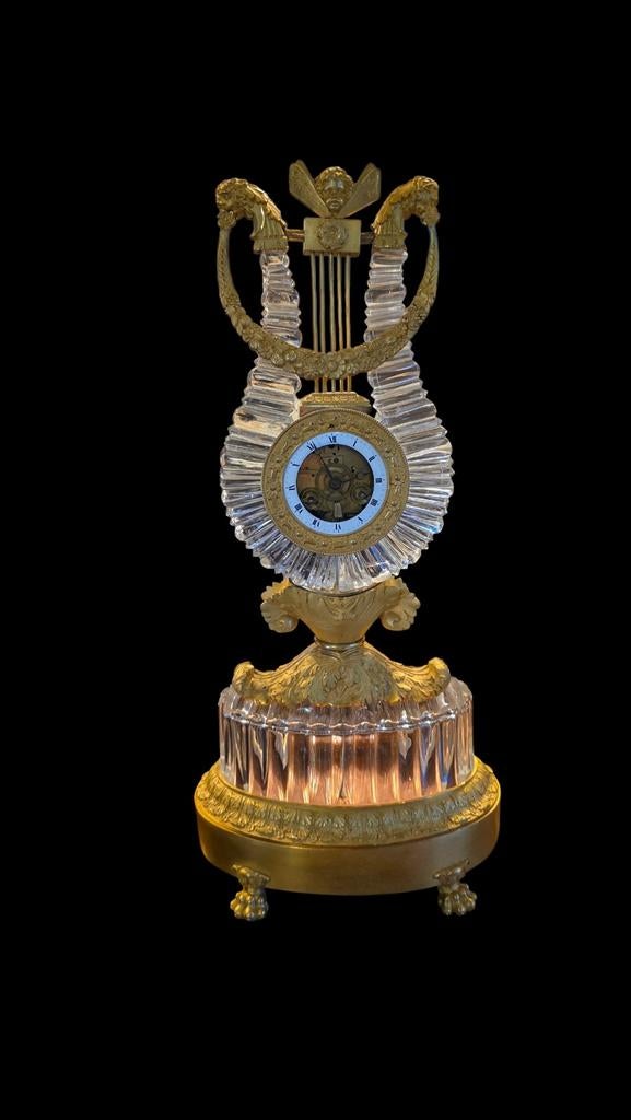 Top Empire cristal lier pendule, Antiek en Kunst, Antiek | Klokken, Ophalen