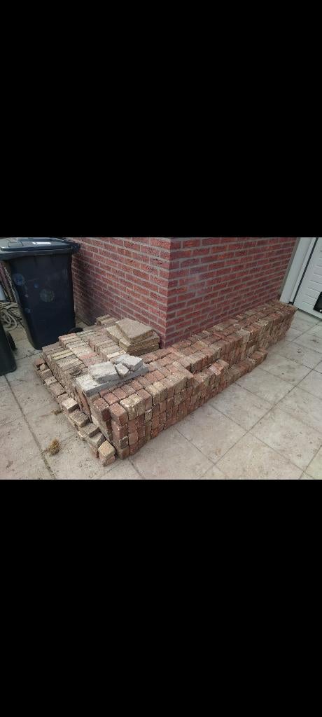 Gratis buiten stenen 10 vierkante meter, Tuin en Terras, Tegels en Klinkers, Overige materialen, Gebruikt, Klinkers, 5 tot 10 m²