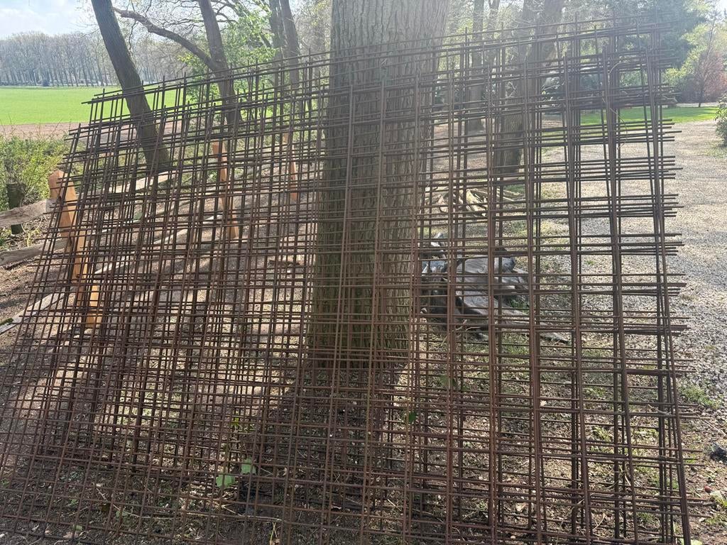 Staalmatten voor bouw en tuin - Diverse afmetingen, Doe-het-zelf en Verbouw, Ophalen, Gebruikt, IJzer