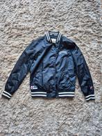 Superdry Varsity Bomber Jack maat eur 36 donkerblauw/ wit, Ophalen of Verzenden, Zo goed als nieuw, Jasje, Maat 36 (S)
