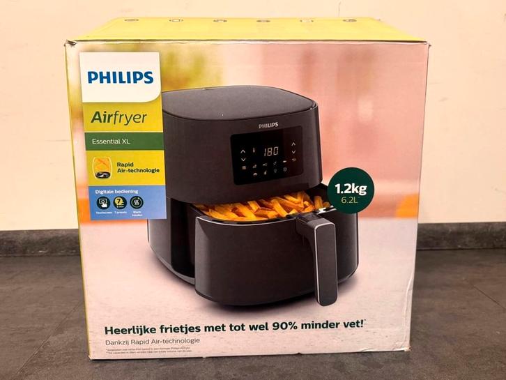 Philips Airfryer Essential XL - 6,2L, Witgoed en Apparatuur, Airfryers, Zo goed als nieuw, Airfryer XL, Ophalen
