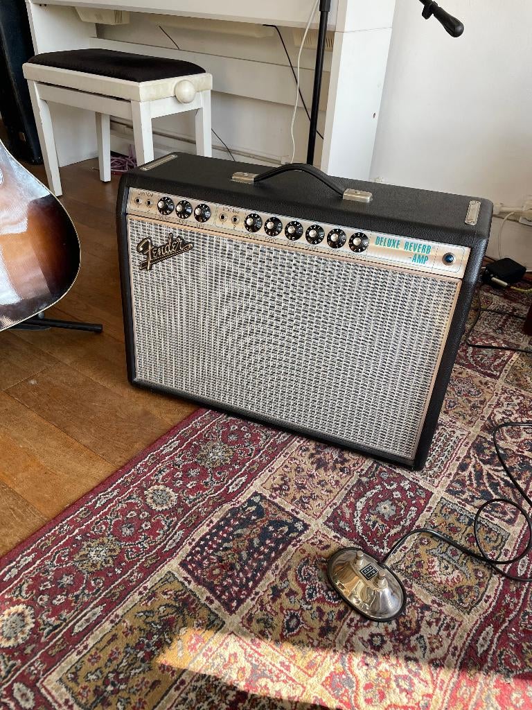 Fender Deluxe Reverb '68 Reissue, Muziek en Instrumenten, Versterkers | Bas en Gitaar, Ophalen, Zo goed als nieuw, Gitaar, Minder dan 50 watt