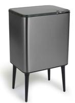 Umuzi Cleaning Prullenbak 36L - Stijlvol en Functioneel, 50 tot 75 cm, Nieuw, Ophalen of Verzenden, Metaal