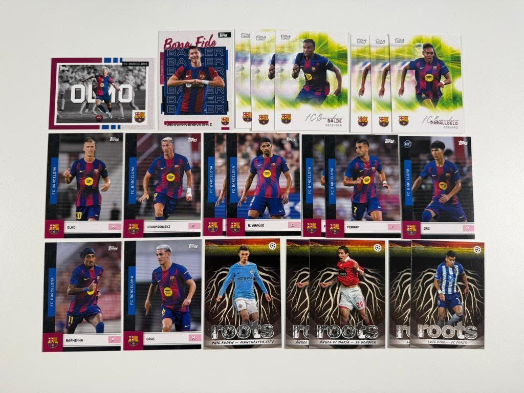 lot van 262 diverse voetbal kaarten - Bulk, Ophalen of Verzenden, Nieuw, Buitenlandse clubs, Poster, Plaatje of Sticker