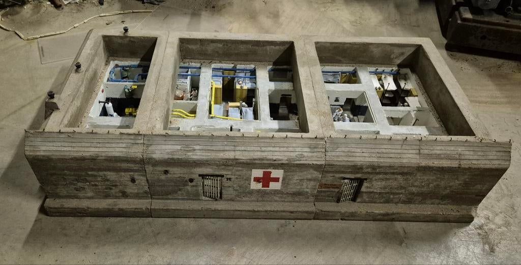 Museumwaardig Handgemaakt Beton Regelbouw 118 Model, Ophalen of Verzenden