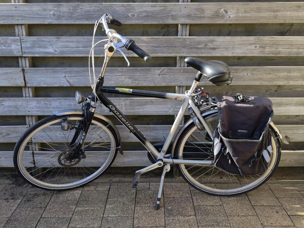 Gazelle Toulouse herenfiets met fietstassen, Ophalen of Verzenden, Gebruikt, Gazelle, Versnellingen