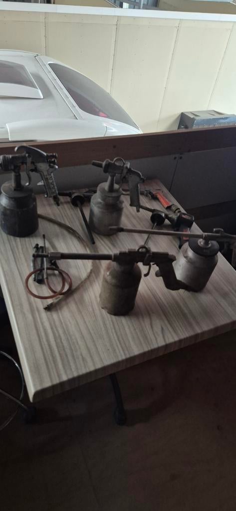 Verfspuit .tetylspuit.zandstraalspuit.luchtpistool, Ophalen of Verzenden