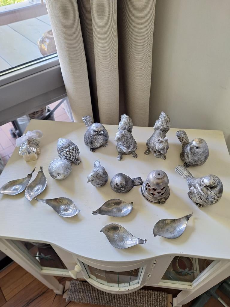 Zilverkleurige accessoires in Riviera Maison stijl, Gebruikt, Ophalen of Verzenden, Landelijk, Metaal