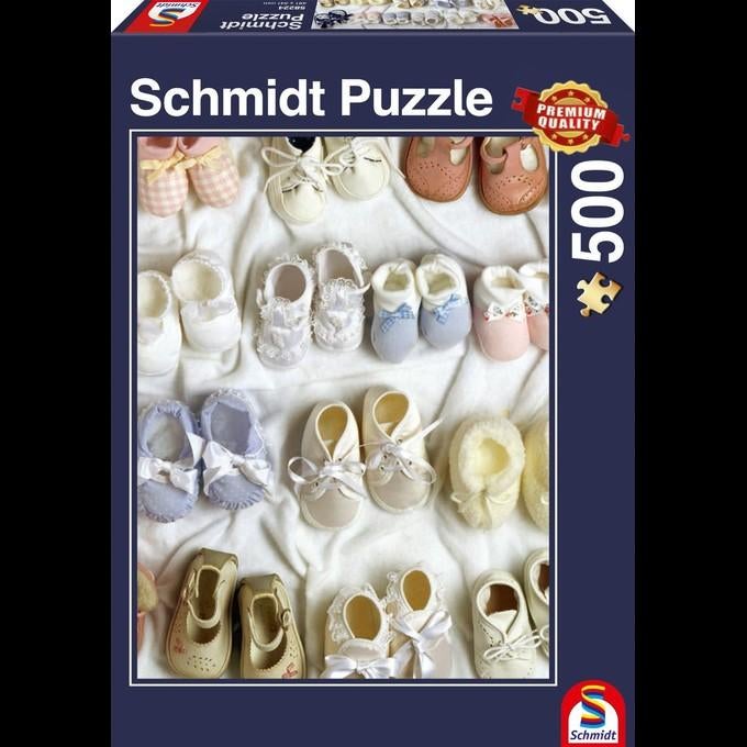 Gezocht Puzzel babyschoentjes, Ophalen of Verzenden, 500 t/m 1500 stukjes, Zo goed als nieuw, Legpuzzel