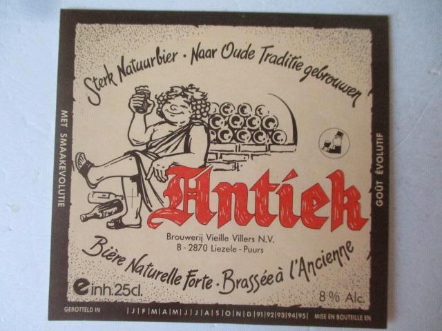 bieretiket Belgie 14-4 (10A) v assche, Verzamelen, Biermerken, Ophalen of Verzenden, Gebruikt, Overige typen, Overige merken