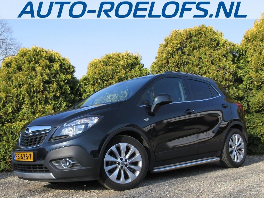 Opel Mokka 1.4 T Cosmo *Leder*Trekhaak*, Auto's, Voorwielaandrijving, Lichtsensor, Gebruikt, Euro 6