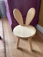 Leuk houten kinderstoeltje met konijnenoren, Kinderen en Baby's, Ophalen, Gebruikt, Overige typen