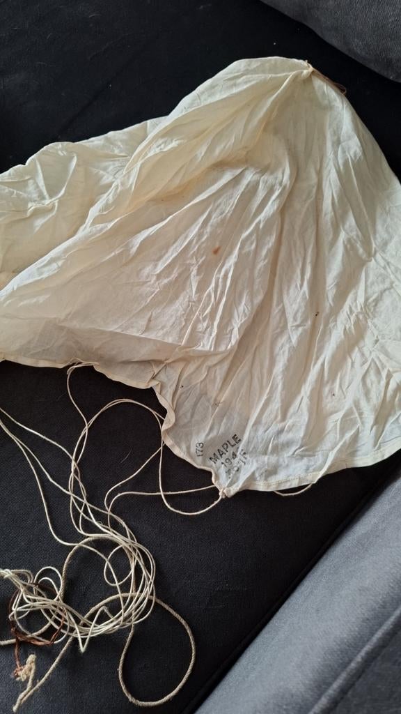 Britse ww2 flare parachute MAPLE 1940,30,IF, Ophalen of Verzenden, Engeland