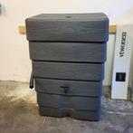 Regenton muurtank  Garden It 168 L antraciet kunststof, Tuin en Terras, Regentonnen, Kunststof, Gebruikt, Met kraantje, 150 liter of meer