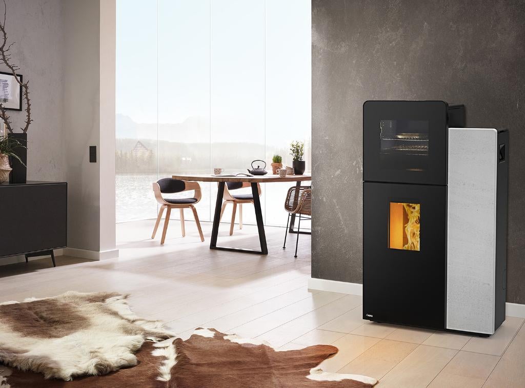 Pelletkachel Rika Domo Back, Meerkleurig, Overige materialen, Overige stijlen, Nieuw