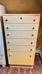 Ladekast met 5 laden en 1 kleplade, Ophalen, Gebruikt, 5 laden of meer, 100 tot 150 cm