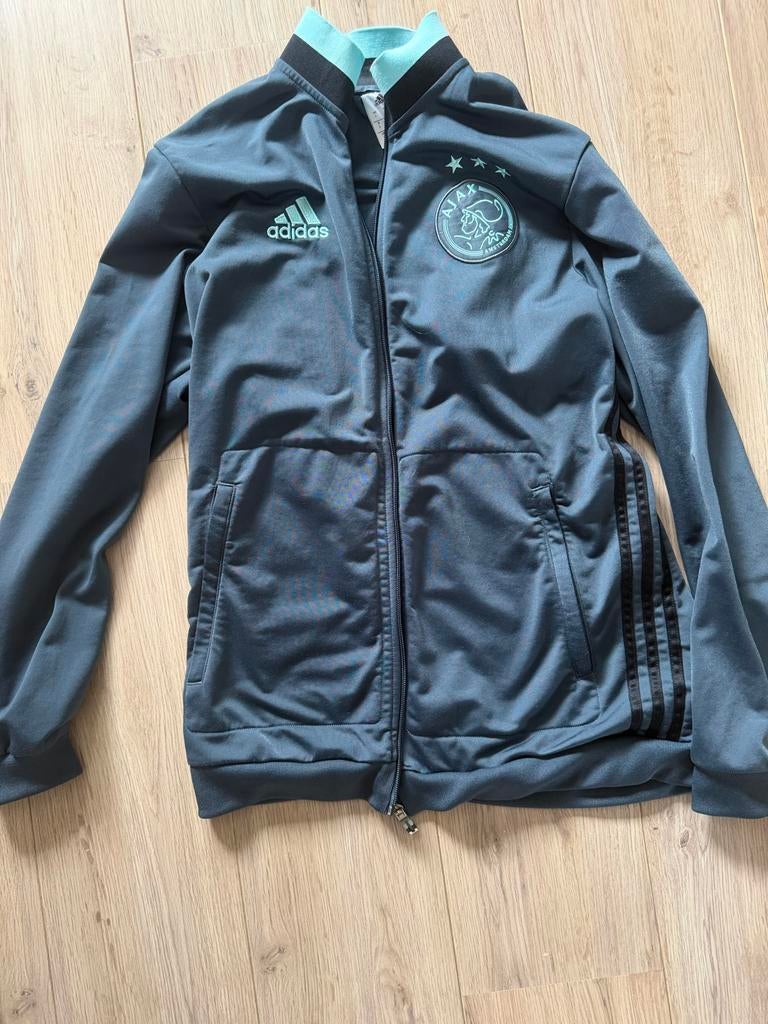 Ajax trainingsjack maat L, Ophalen of Verzenden, Gedragen, Grijs, Overige typen