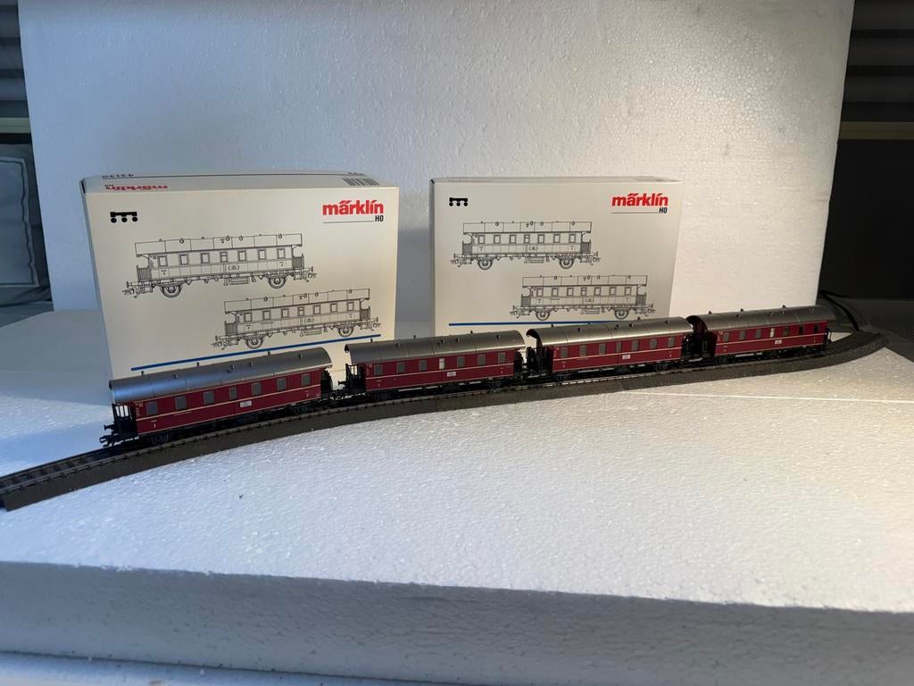 2x Märklin 43139 Donnerbüchsen Wagen-Set H0, Wisselstroom, Ophalen of Verzenden, Märklin, Nieuw