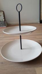 Mooie 2-laags etagère, Ophalen of Verzenden