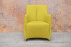 ZGANieuw groengele stoffen Leolux Galathea design fauteuil