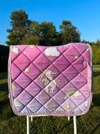 Roze dekje met unicorn, maat Full Dressuur, Ophalen of Verzenden, Zo goed als nieuw, Dekje