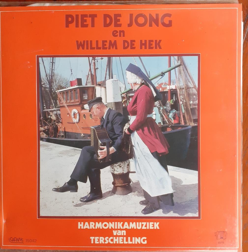 LP Harmonicamuziek Terschelling Piet de Jong-Willem de Hek, Cd's en Dvd's, Beschermende buitenhoes, Ophalen of Verzenden, Zo goed als nieuw