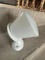 Vintage Bauhaus wandlamp – melkglas opaline –Wagenfeld stijl, Ophalen of Verzenden, Zo goed als nieuw, X, X
