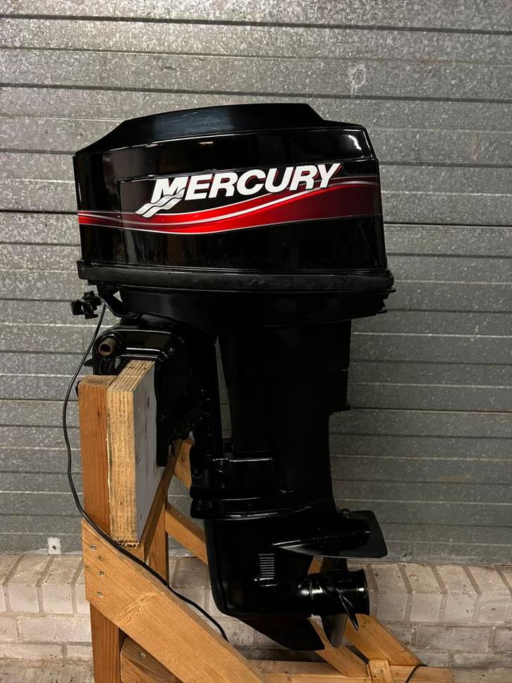 Mercury 25 pk 2 takt buitenboordmotor, Watersport en Boten, Buiten- en Binnenboordmotoren, Gebruikt, Benzine, Buitenboordmotor