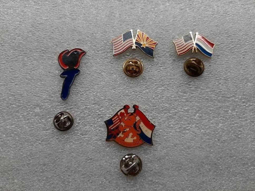 Diverse  pins / bevrijding enz., Ophalen of Verzenden, Landmacht, Nederland, Embleem of Badge