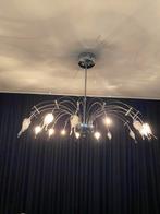 Moderne woonkamer lamp met glazen kelken, Ophalen, Zo goed als nieuw, Glas, Minder dan 50 cm