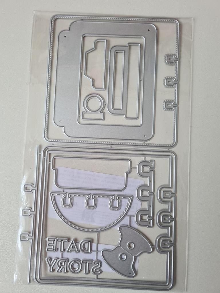 Snijmallen Planner card box, ECD lookalike, nieuw, Ophalen of Verzenden