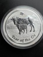 1 kilo zilver lunar II year of the ox 2009 - zilveren munt, Ophalen of Verzenden, Zilver