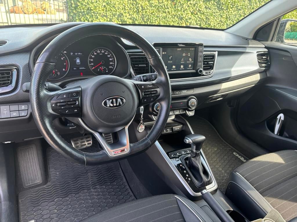 Kia Rio 1.0 TGDI GT-line | DynamicPlusLine | Automaat | Clim, 450 kg, Gebruikt, Euro 6, Leder en Stof