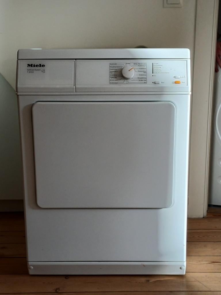 Miele T 8703 droger met slang naar buiten, Witgoed en Apparatuur, Wasdrogers, Ophalen, Gebruikt, Condens
