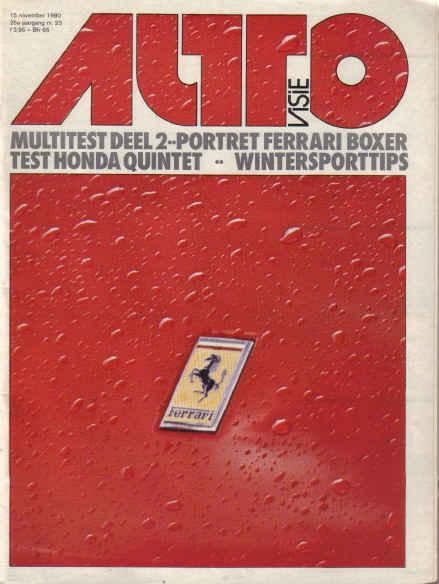 Autovisie 23 1980 : Honda Quintet - Ford Escort - Ferrari, Ophalen of Verzenden, Gelezen, Algemeen
