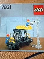 Lego 7821 trein wagon met bouwschema, Ophalen, Zo goed als nieuw, Complete set, Lego