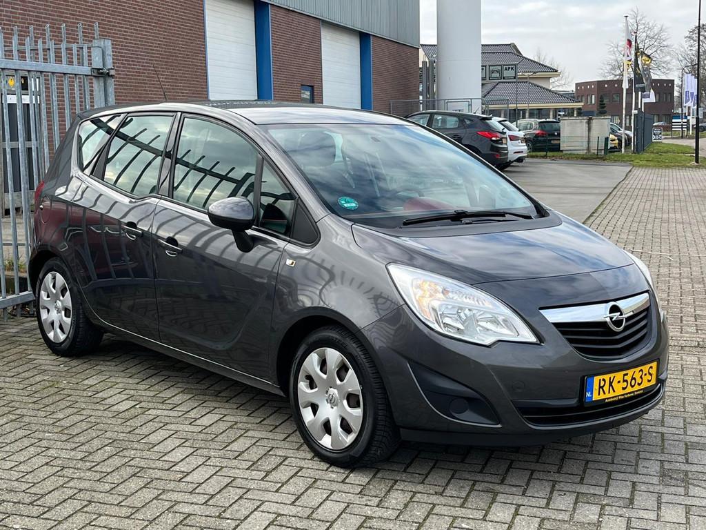 Opel Meriva 1.4 Turbo Edition HOGE INSTAP 120PK! Cruise l Ai, Voorwielaandrijving, Euro 5, Stof, Gebruikt