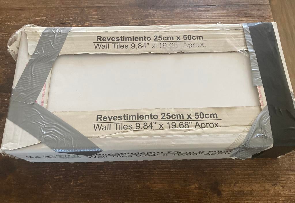 Badkamer/Toilet tegel wit - 12 st gratis op te halen., Doe-het-zelf en Verbouw, Tegels, Ophalen, Nieuw, Minder dan 20 cm, Minder dan 5 m²