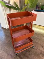 IKEA RÅSKOG Roltafel / Trolley - Terracotta, Huis en Inrichting, Kasten | Overige, Ophalen, Gebruikt