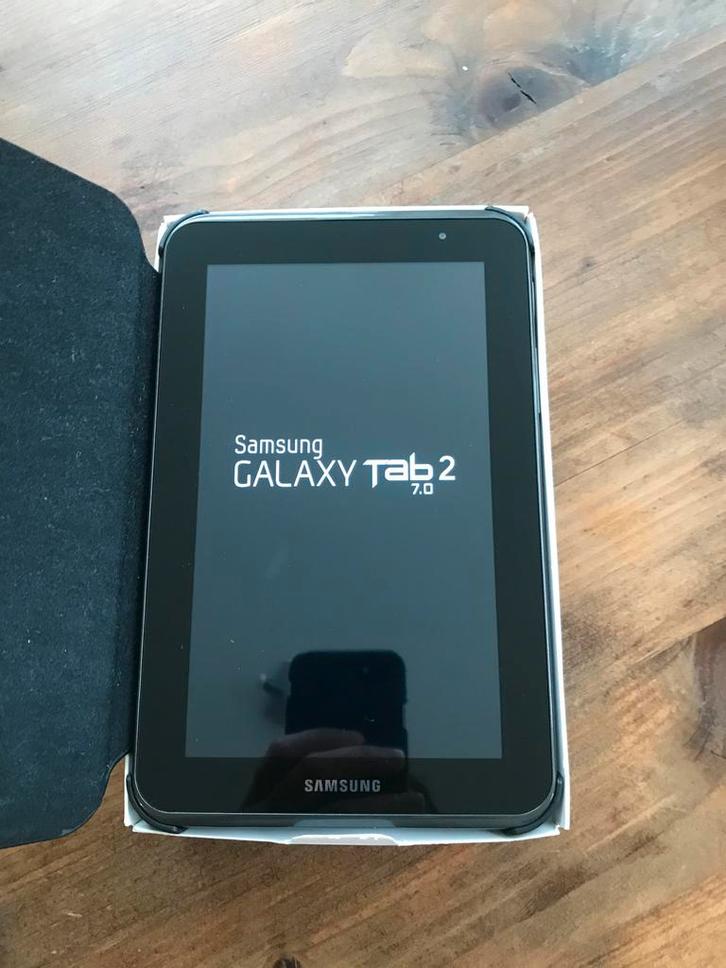 Samsung Galaxy Tab 2 met beschermhoes - werkend en met doos!, Computers en Software, Android Tablets, Gebruikt, Wi-Fi, 7 inch of minder