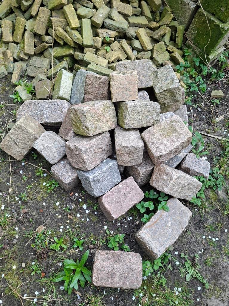 Stapel blokken/stenen, Tuin en Terras, Ophalen
