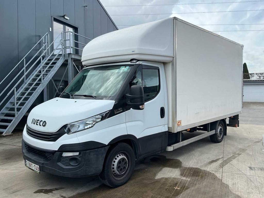 Iveco Daily 35-140 Hi-Matic bakwagen, Auto's, Bestelauto's, Bedrijf, Iveco, Diesel, Euro 6, Automaat, Gebruikt