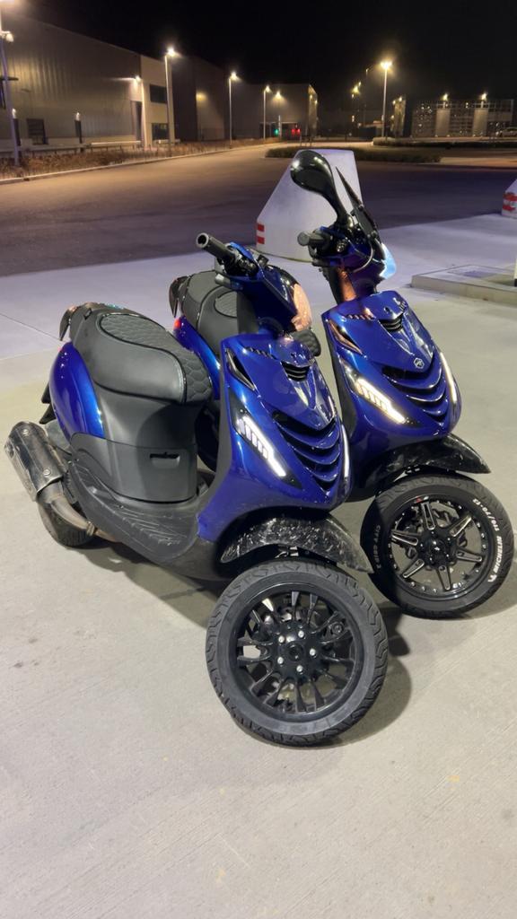 Zip 70cc, Fietsen en Brommers, Scooters | Piaggio, Zo goed als nieuw, Zip, Maximaal 45 km/u, Tweetakt, Ophalen