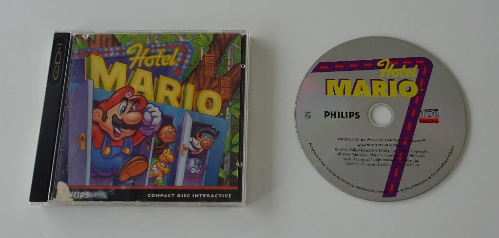 Hotel Mario compleet voor Philips CD-i, 1 speler, Ophalen, Zo goed als nieuw, Vanaf 3 jaar