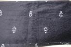 stuk zwart fluweel met witte motieven, Overige materialen, Zwart, Nieuw, Ophalen of Verzenden