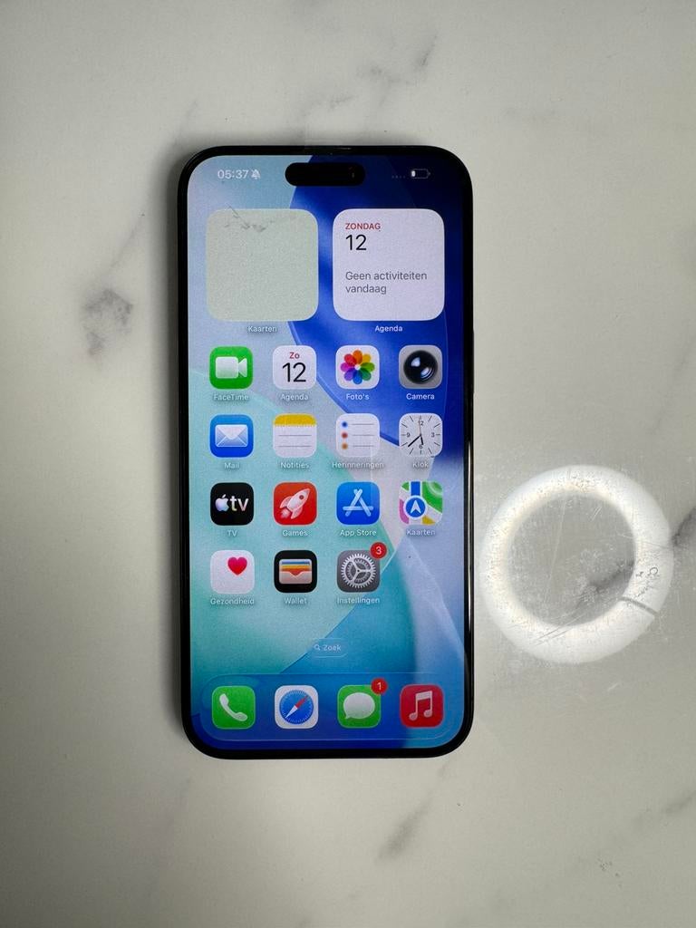 Apple iPhone 15 Pro Max | Black Titanium | 256gb | 100%, Telecommunicatie, Mobiele telefoons | Apple iPhone, 256 GB, Zwart, IPhone 15 Pro Max