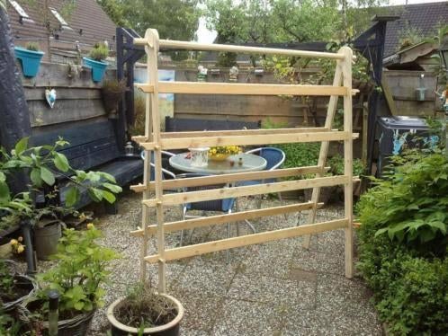 mooie houten droogrekken/linnenrekken, Ophalen, Nieuw