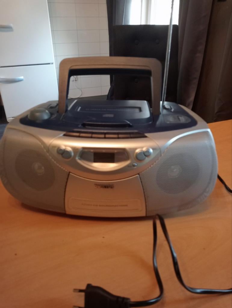 Philips radio cassette cd speler., Ophalen of Verzenden